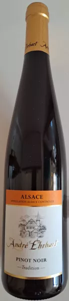 AOP Alsace, Pinot noir, cuvée tradition, Domaine André Ehrhart 2020, 14%vol.