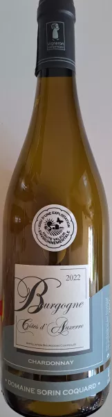 AOP Bourgogne Côtes d'Auxerre, Chardonnay, Domaine Sorin-Coquard 2023