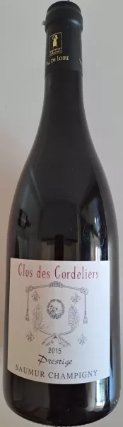 AOP Saumur-Champigny, cuvée prestige, Clos des Cordeliers 2015, 13% vol.