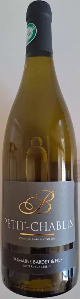 AOP Petit Chablis, Domaine Bardet, 2022, 12% vol.