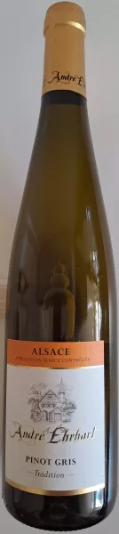 AOP Alsace, Pinot Gris, cuvée tradition, Domaine André Ehrhart 2019, 13,5%vol.