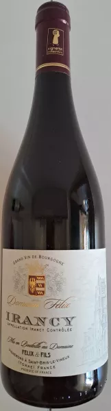 AOP Irancy « La Grande Côte Est », Domaine Félix, 2020, 15% vol.