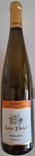 AOP Alsace, Riesling, cuvée tradition, Domaine André Ehrhart 2020, 13,5%vol.